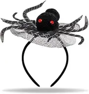 Hatstar Spider Hair Band Spider with Red Eyes Headband for Witch Costume Cosplay Gothic Sexy Headpiece Hair Accessory for Halloween, Carnival and Fancy Dress