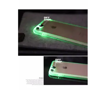 附發票【DIFF】冷光 來電發光提示透明殼 iPhone6 Plus 手機殼 手機套 保護殼軟殼透明背蓋軟框