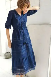 Viena Organic Cotton Dress--THOU-WSD4708