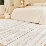 9x12 Area Rugs for Living Room Machine Washable Rug 9' x 12' Light Brown