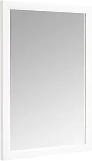 [Amazon Basics] Rectangular Wall Mirror - 50 x 71 cm, Standard Trim, White
