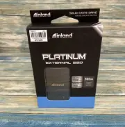 Inland Platinum External SSD 500GBP Solid State Drive Portable Backup Solution