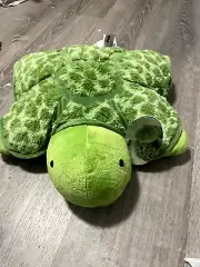 Pillow Pets Tardy Turtle 18” X 14" Large Soft Plush Stuffed Animal Toy