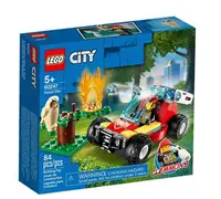 在飛比找有閑購物優惠-LEGO 樂高 60247 城市系列 森林火災 消防 角色扮
