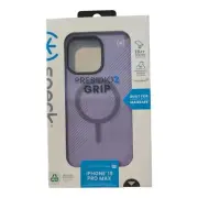D4. Speck Presidio2 Grip MagSafe Case For Apple iPhone 15 Pro Max - Purple