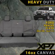Ford Ranger PJ/PK - XP7 Heavy-Duty Canvas Rear Seat Covers - 100% Bench (Made to Order)