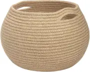 Goodpick Storage Basket, Wicker Basket for Living Room, Woven Jute