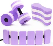 Water Dumbbell Set for Aquatic Aerobics Exercise, Water Weights Equipment, Train