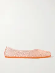 [Ancient Greek Sandals] Ancient Greek Sandals - Iro Pvc Ballet Flats - Blush - IT42 IT 42 Pink