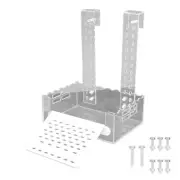 VIKKSAER Turtle Basking Platform with Simulated Lawn, Transparent Aquatic L-8"