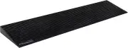 1.6" Rise Threshold Ramp,1500 LBS Capacity, 35.4" Wide Natural Rubber Power Whee