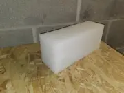 4" DELRIN NATURAL ACETAL 3" X 9" CNC PLASTIC (I)