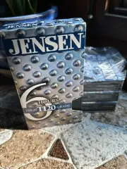 Set Of 4 New Vintage 6 Hour Jensen VHS tapes 1998