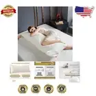 Organic Cotton 20" x 60" Goose Down Body Pillow - Firm Support for Side Sleepers