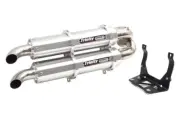 Trinity Dual Slip On Exhaust Muffler For Maverick X3 Max Turbo DPS 2017-24