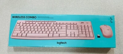 Logitech MK270 Wireless Keyboard and Mouse Combo, Rose color