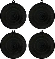 4 Pcs Thermochromic Silicone Induction Cooktop Protect Mat Induction Cooktop Protector Silicone Induction Cooktop Mat for Induction Cookware Stovetop & Countertop Easy to Clean