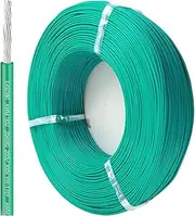 30/60/100/200ft UL Certification Teflon Jacket 16-26AWG 200℃ Oxygen-Free Tinned Copper UL1332 for Electronics and High Temperature Working Area(200FT,20AWG)