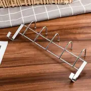Hooks Over The Door Hooks Bathroom Hanger Clothes Towel Storage Holder Silver