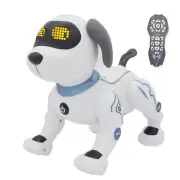 Fisca RC Robot Dog Toy - Voice Control Electronic Stunt Puppy for Kids 6-10 Y...
