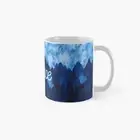 Snowfall on mountains Design Gift Classic Mug 11oz 15oz