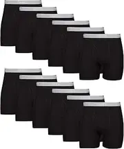 [Hanes] Men's Boxer Briefs, Soft and Breathable Cotton Underwear with ComfortFlex Waistband, Multipack