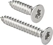 Stainless Steel Pancake Head Screws,Hexalobular Internal Driving Head Screws | Stainless Steel Flat Screw Six-Lobe, Screw for Bench and Table Construction Shelves, Fences