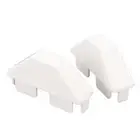 8pcs White Picket Fence Cap Rainproof Windproof Fencing Parts Decorative PVC EOM