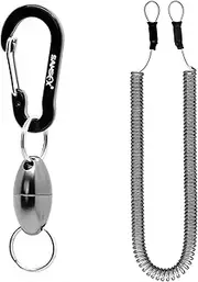 SAMSFX Magnetic Net Release Holder Aluminum Shell Magnet with Lanyard