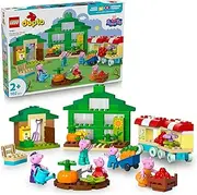 LEGO® DUPLO® Peppa Pig Grandpa Pig’s Garden and Greenhouse 10461 Building Set Packed with Learning Activities, Toy for Toddlers Aged 2 and up Who Love Creative Play and Adventure Toys