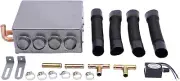 12V Universal under Dash Heater Kit for Car Truck 4 Ports Full Set Underdash Hea