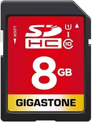 Gigastone 8GB SD Card UHS-I U1 Class 10 SDHC Memory Card Full HD Video Canon Nikon Sony Pentax Kodak Olympus Panasonic Digital Camera