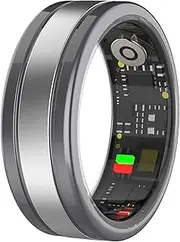 Smart Health Ring for Men & Women - Heart Rate Monitor, Sleep Tracker, IP68 Waterproof, Sports Ring, Pedometer, Mileage & Calorie Counter