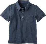 [Carter's] Baby Boys' Short Sleeve Slub Jersey Polo