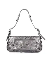 Balenciaga Le Cagole Metallic Shoulder Bag