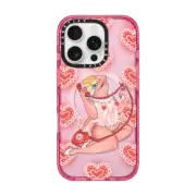 iPhone 16 Pro Impact Case MagSafe Compatible Vintage Cherry Pie