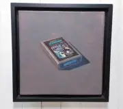 Atari 2600 Asteroids Cartridge Original Painting