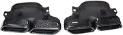 Compatible For Mercedes C63 S63 GLE63 GLS63 Compatible For AMG Carbon Fiber Tailtip Exhaust Muffler Tip Nozzle Exhaust Head