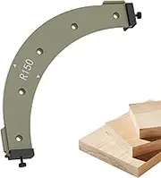 Curved Chamfer Auxiliary Trimming Tool | Large Precise Router Templates - Lightweight High-Strength Routing Tool for Internal and External Use