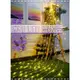 流水燈 led瀑布燈 3米寬×2米高 110v聖誕裝飾 led防水燈珠流水窗簾燈 戶外防水燈串 窗 (6.7折)