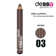 Debby jewel eye pencil 03 brown metal
