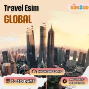 Global Travel eSIM 145 countries highspeed data 4G, Unlimited 2G 256kbps