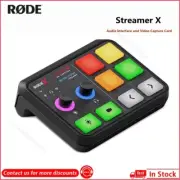 Rode X Streamer X Audio Mixer Interface Sound Card 4K Capture Card Control Panel