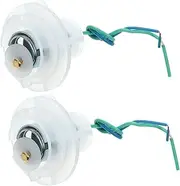 2pcs Car Lamp Holder Turn Signal Socket Tail Light Wiring Harness Light Socket Wiring Harness Connector Pre-wired Wiring Sockets Wiring Harness Adapter Light Harness Plastic