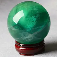在飛比找樂天市場購物網優惠-然球擺件稀有大規格綠水晶飾擺件送禮佳夜明珠純