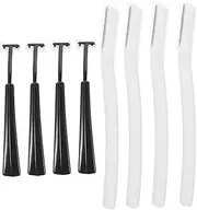Ipetboom 4Sets Portable Eyebrow Razors for Women Facial Hair Removal Trimmer Compact Design for Home Salon Use Eyebrow Shaver Convenient Easy to Carry