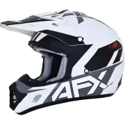 AFX - 0110-6497 - FX-17 Helmet - Aced - Matte White/White - XL