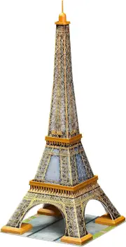 216pc Ravensburger Eiffel Tower 3D Kids/Childrens Jigsaw Puzzle Set 10y+