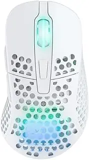 Xtrfy M4 Ultra-Light Optical RGB Gaming Mouse, White