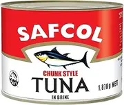 Safcol Australia SAFCOL Tuna in Brine 1.87kg Can, 6 Pack, 1 x 11.22 kg